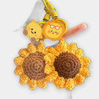 Bag Charm Girasol Kawaii - Llavero Premium para Graduación y Fiestas
