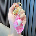 Llavero a Crochet Paso a Paso: Concha Iriada y Perla Aurora – Accesorio Artesanal de Lujo
