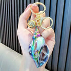 Llavero a Crochet Paso a Paso: Concha Iriada y Perla Aurora – Accesorio Artesanal de Lujo
