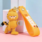 Set de Llaveros con Peluches Originales Garfield & Odie 3D Silicona - Regalo Divertido