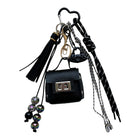Llaveros Originales para Coche - Elegante Llavero Y2K Negro para Bolso, Llaves de Coche y Móvil, Acc