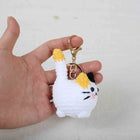 Llaveros Personalizados de Gatito a Crochet Hecho a Mano - Llavero Amigurumi Único para Bolso, Mochi