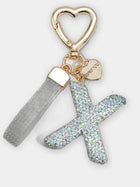 Bag Charm Llavero Elegante con Inicial Diamante - Regalo Premium para Bolso