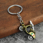 Llavero para Moto que No Raya la Tija - 3D Scooter Clásico, Regalo Unisex Premium