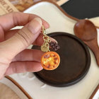 Llavero Personalizado Croissant y Café - Diseño Resina Premium