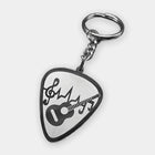 Bag Charm Llavero Guitarra Negro Acero Inoxidable Gótico Y2K - Charm para Bolso Mujer Hombre