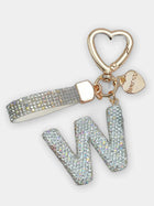 Bag Charm Llavero Elegante con Inicial Diamante - Regalo Premium para Bolso