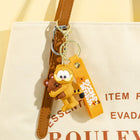 Set de Llaveros con Peluches Originales Garfield & Odie 3D Silicona - Regalo Divertido