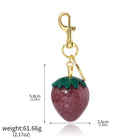 Llavero para Bolso Cereza Roja - Colgante de Frutas de Verano, Accesorio Elegante para Mujer