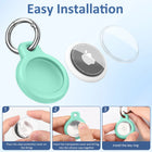 GPS Llavero Apple AirTag Funda TPU Antigolpes - Llavero Cartera Premium