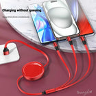Llavero para llaves de coche BMW M a Crochet: Cable USB Carga Rápida 3 en 1 – Metal y ABS Premium