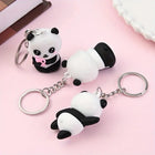 Llavero con peluche Panda Kawaii - Colgante de Bolso Panda con Diseño de Corazón