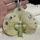 Bag Charm Llavero para Bolso - Colgante Gótico de Orquídea Oscura, Accesorio Premium para Mochila