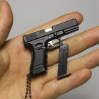 Charm para Bolsos - Llavero Pistola G17 Mini Aleación 1:3 Colección