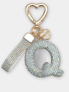 Bag Charm Llavero Elegante con Inicial Diamante - Regalo Premium para Bolso