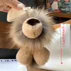 Llavero con Peluche Conejo Artesanal – Pompón de Pelo y Colgante de Aleación Premium