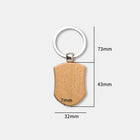 Llaveros Personalizados con Foto - Grabado Láser Premium en Madera de Haya