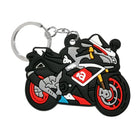 Llavero para llaves de moto - Diseño de motocicleta, llavero para la moto que no raya la tija, regal
