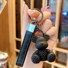 Llavero con Foto Personalizado - Bamboo Bear Diseño Premium para Hombre y Mujer