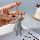 Llaveros Originales para Coche - Osito Teddy con Diamantes de Peluche Coreano Kawaii