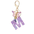 Llaveros Originales para Coche - Letras A-Z Personalizadas, Elegante Llavero Metálico para Mujer, Re