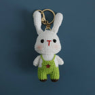 Llaveros Personalizados - Conejito Crochet Hecho a Mano, Llavero Premium para Bolso