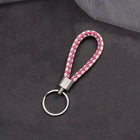 Llaveros originales para coche - Llavero de cuero trenzado hecho a mano, accesorio elegante para bol