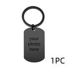 Llaveros Personalizados Metal con Foto - Regalo Único para Pareja, Mascota o Recuerdo de Mascota, Ll
