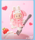 Labubu Llavero Precio: Llavero Original POP MART Sanrio Hello Kitty Kuromi Vinilo Peluche Colección