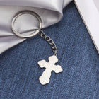 Llavero para Bolso Cruz Ortodoxa Rusa - Charm Elegante y Premium en Acero Inoxidable