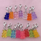 Llavero para Bolso de Osito Traslúcido - 15 Piezas Jelly, Colores Surtidos, Decoración Charm Premium