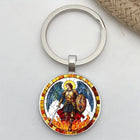 Llavero para Bolso San Miguel Arcángel Protector - Amuleto Religioso Premium