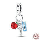 Llaveros Charms de Plata 925: Torre Eiffel, Coliseo, Arco del Triunfo - Luminosos y Elegantes