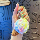 Llavero personalizado de crochet - Mini helado artesanal único