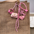 Llavero a Crochet Paso a Paso | Cartera Mini con Lazo y Trenza Maillard en Cuero Premium