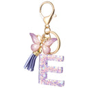 Llaveros Originales para Coche - Letras A-Z Personalizadas, Elegante Llavero Metálico para Mujer, Re