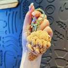 Llavero personalizado de crochet - Mini helado artesanal único