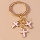Llaveros Originales para Coche - Cruces Esmaltadas Elegantes para Llavero de Coche, Accesorio Premiu