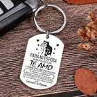 Llaveros para Hombres - Regalo para Esposa - Nunca Olvides Que Te Amo - Colgante de Lujo para Pareja