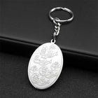 Private Key de tu Llavero Islámico de Acero Inoxidable Dorado - Colgante Corán para Mujer y Hombre