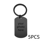 Llaveros Personalizados Metal con Foto - Regalo Único para Pareja, Mascota o Recuerdo de Mascota, Ll