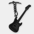 Bag Charm Llavero Guitarra Negro Acero Inoxidable Gótico Y2K - Charm para Bolso Mujer Hombre