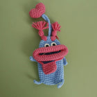 Llavero con foto personalizado - Muñeco de ganchillo divertido para llaves
