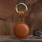 Llavero para Airtag de Cuero Premium - Funda Protectora para Apple Airtag, Accesorio Elegante para M