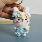 Llavero con Peluche de Conejo Champiñón a Crochet - Labubu Llavero Precio, Llaveros con Peluches Art