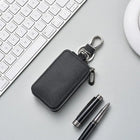 Llaveros originales para coche de cuero - Funda con cremallera para hombre y mujer, regalo premium