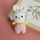 Llaveros Personalizados - Conejito Crochet Hecho a Mano, Llavero Premium para Bolso
