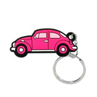 Llaveros Charms de Coche en 6 Colores - Llavero de PVC para Bolso, Regalo para Niño
