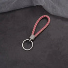 Llaveros originales para coche - Llavero de cuero trenzado hecho a mano, accesorio elegante para bol