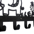 Perchero de Pared Negro para Niños